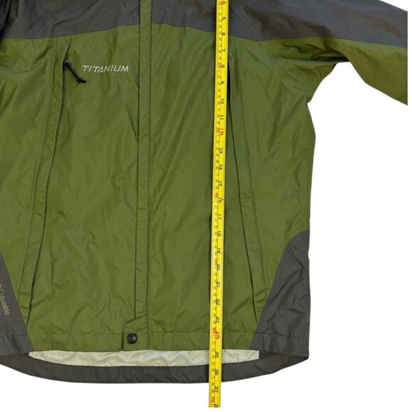 Columbia Youth 14-16 Green and Grey Titanium Jacket - Picture 5 of 8